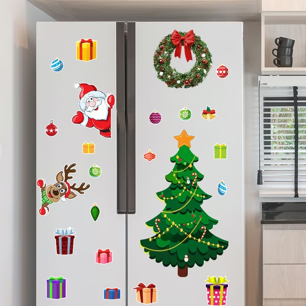 🎅 Christmas Themed Magnetic Sticker