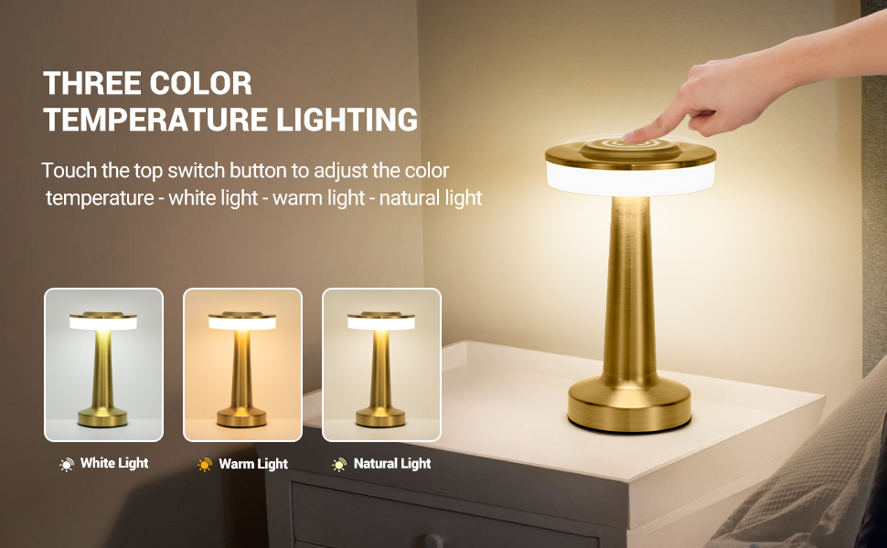 Cordless Touch Table Lamp