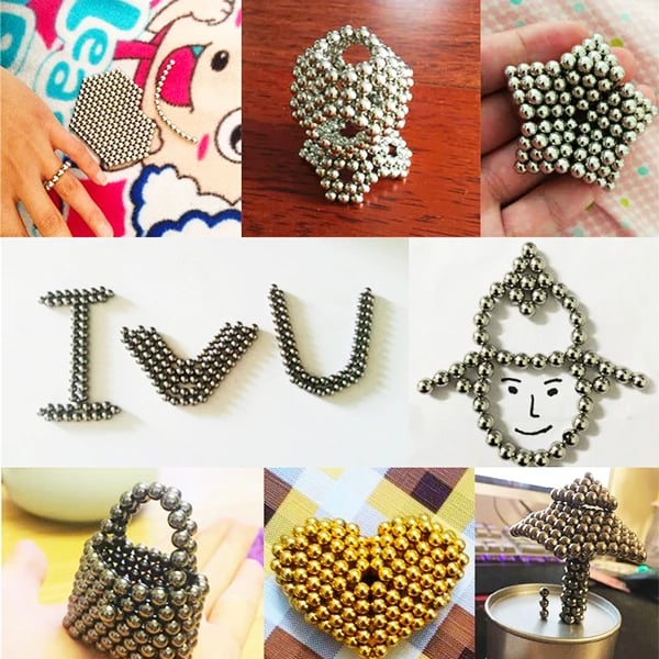 3D Puzzle Magnetic Balls - 216 magnetic balls