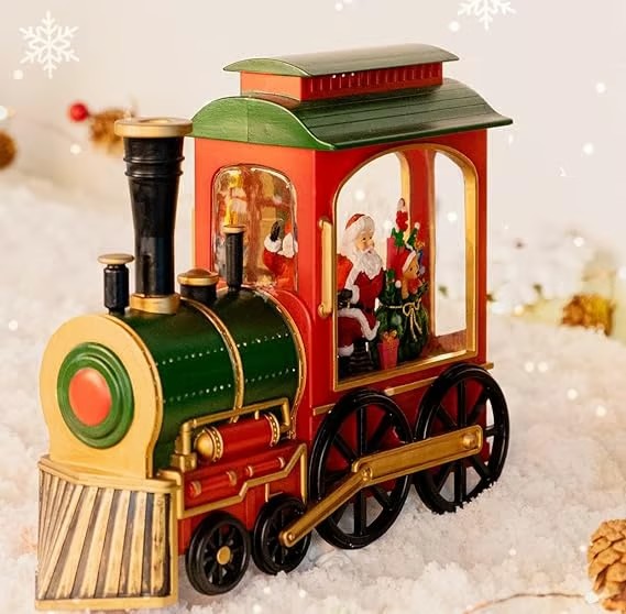 🎅Christmas Eve train snowflake Music Box