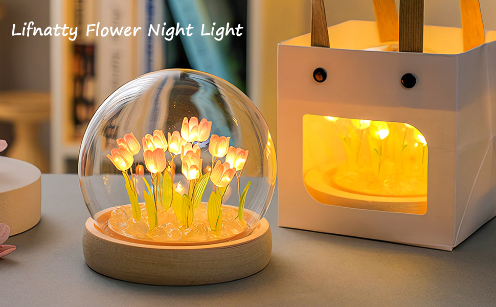 flower night light gifts for girlfriend