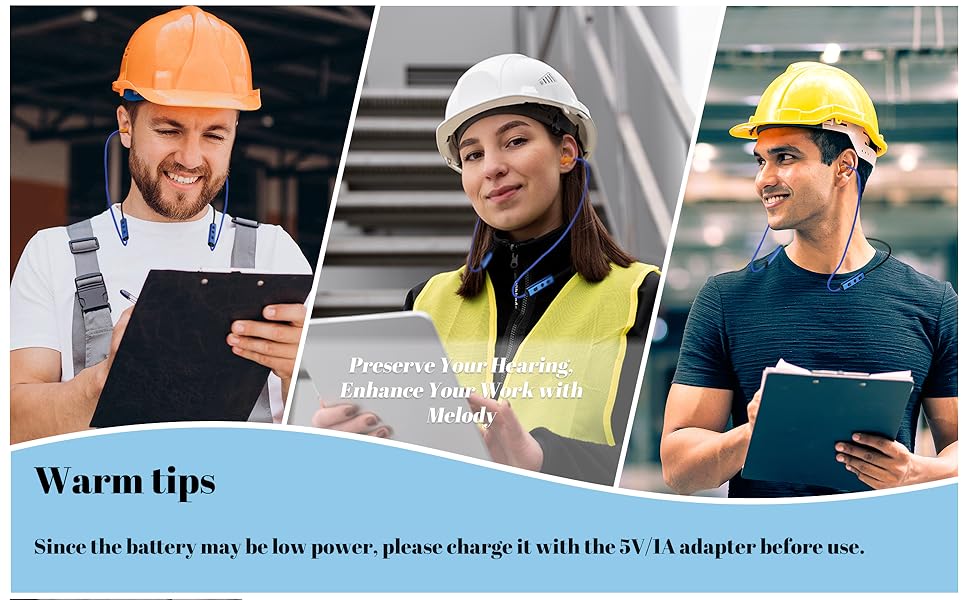 ear plug headphones for work