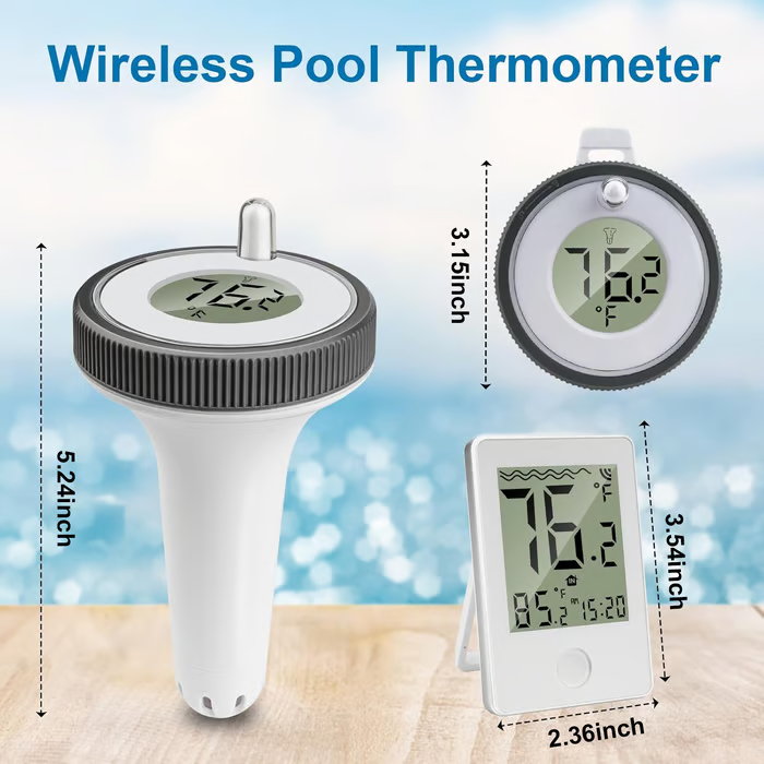 🏊Pool Thermometer🌡️（Fahrenheit Celsius switchable）
