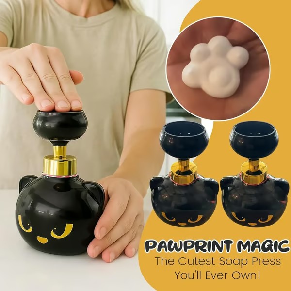 🎃Halloween Limited Edition🐾Cute Cat Paw Foam Soap Dispenser