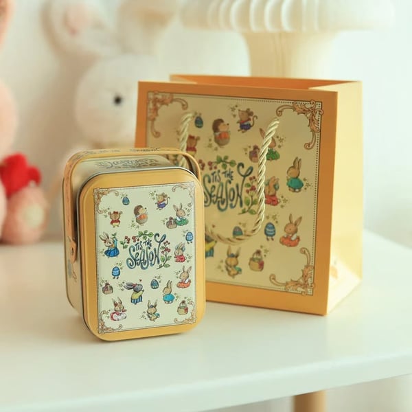 💥Handmade Soft Christmas Bunny Charms