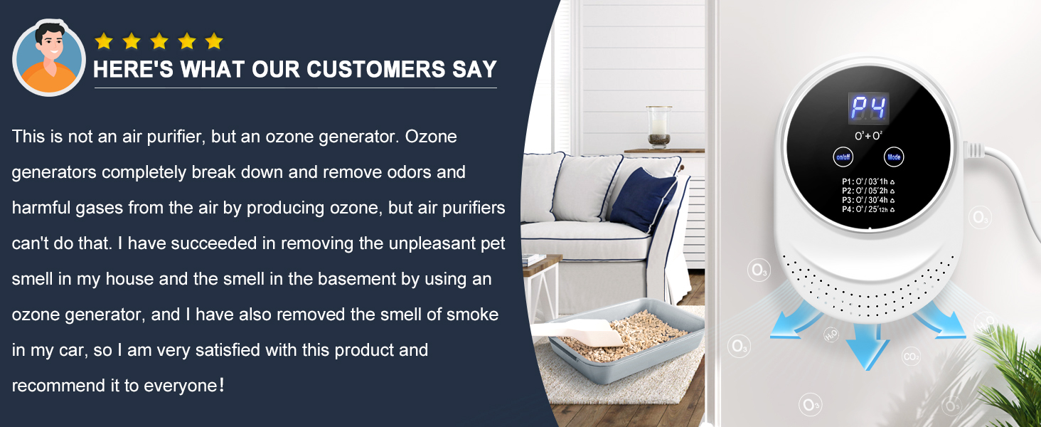 ozone odor eliminator