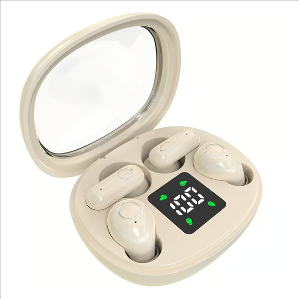 2 Pairs Wireless Bluetooth Headphones，Tiny Size Invisible Earbuds，Waterproof Headsets，With Mic，Sleep and Sports Earphones Set