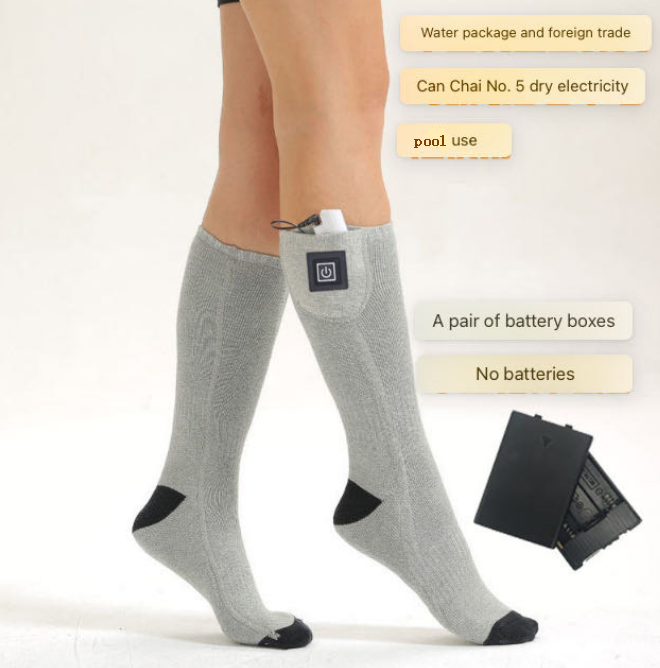 Heated Socks with Adjustable Temperature - Upgraded Batteries - Unisex