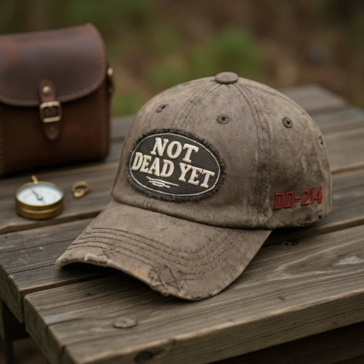 💎NOT DEAD YET - Vintage Washed Baseball Cap