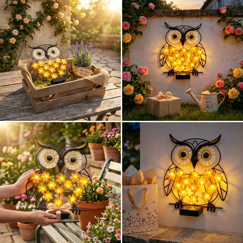 Charming Solar Animal Wall Light for Garden & Patio