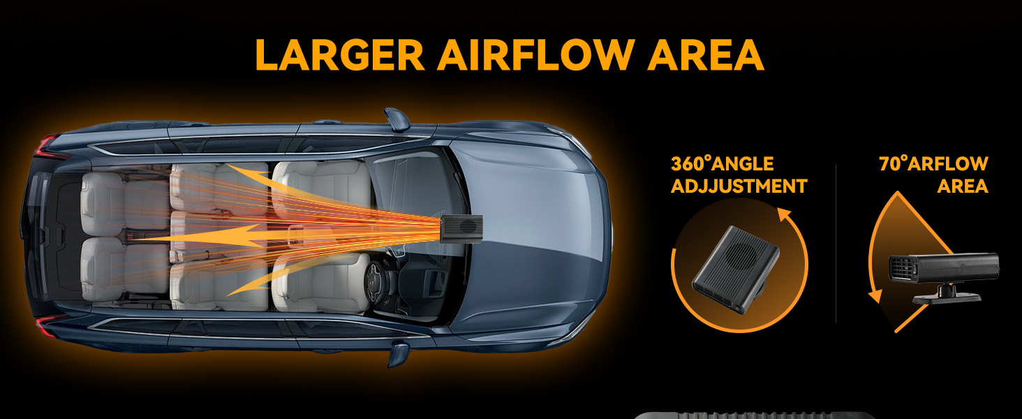 car heater  with cigarette lighter