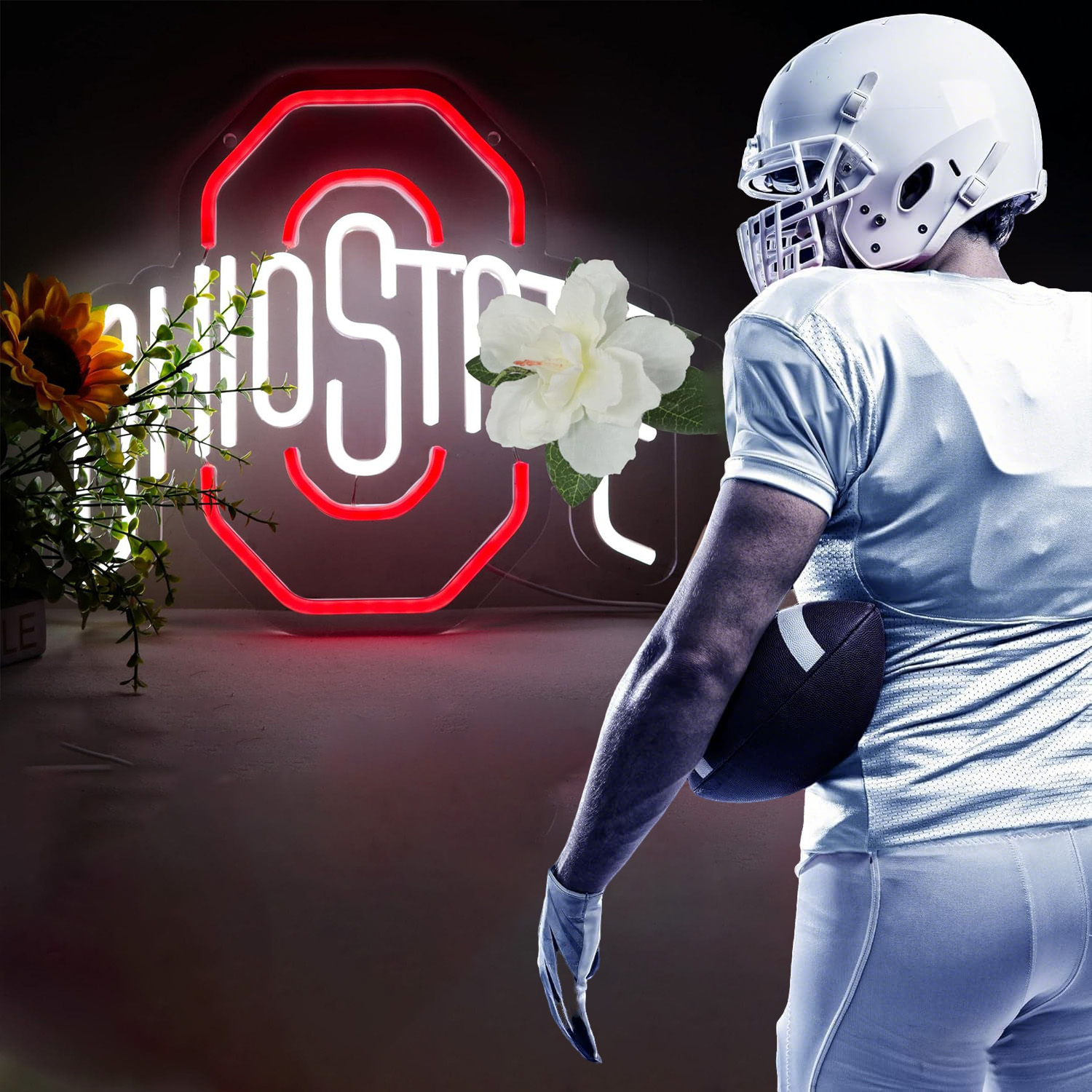 Football Team Neon Sign