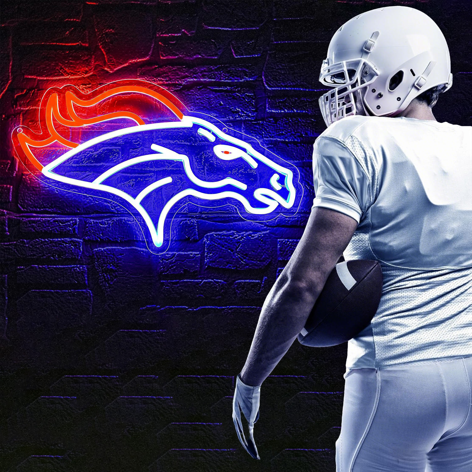 Football Team Neon Sign