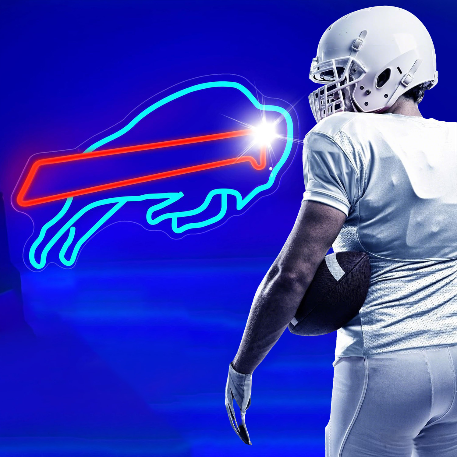 Football Team Neon Sign