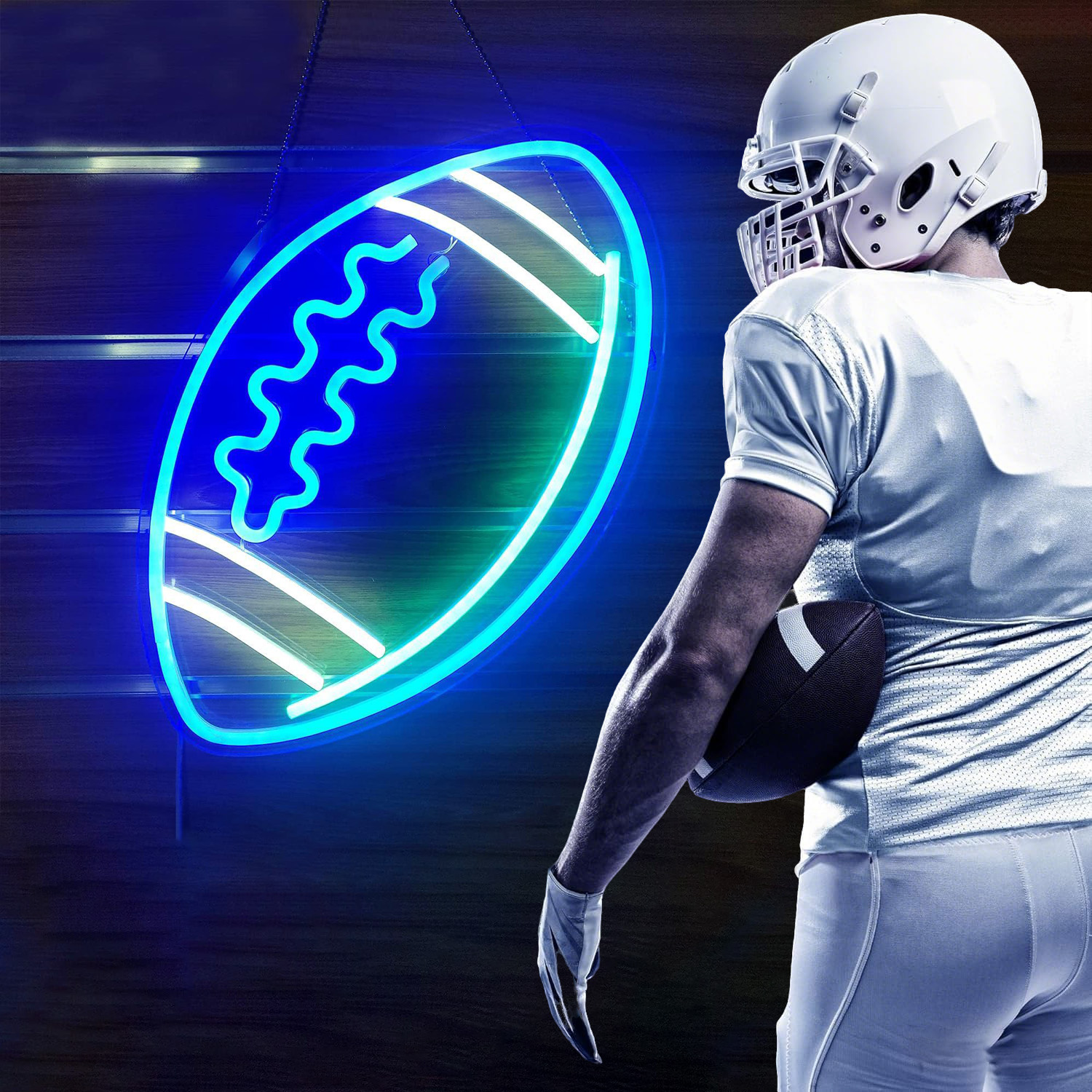 Football Team Neon Sign