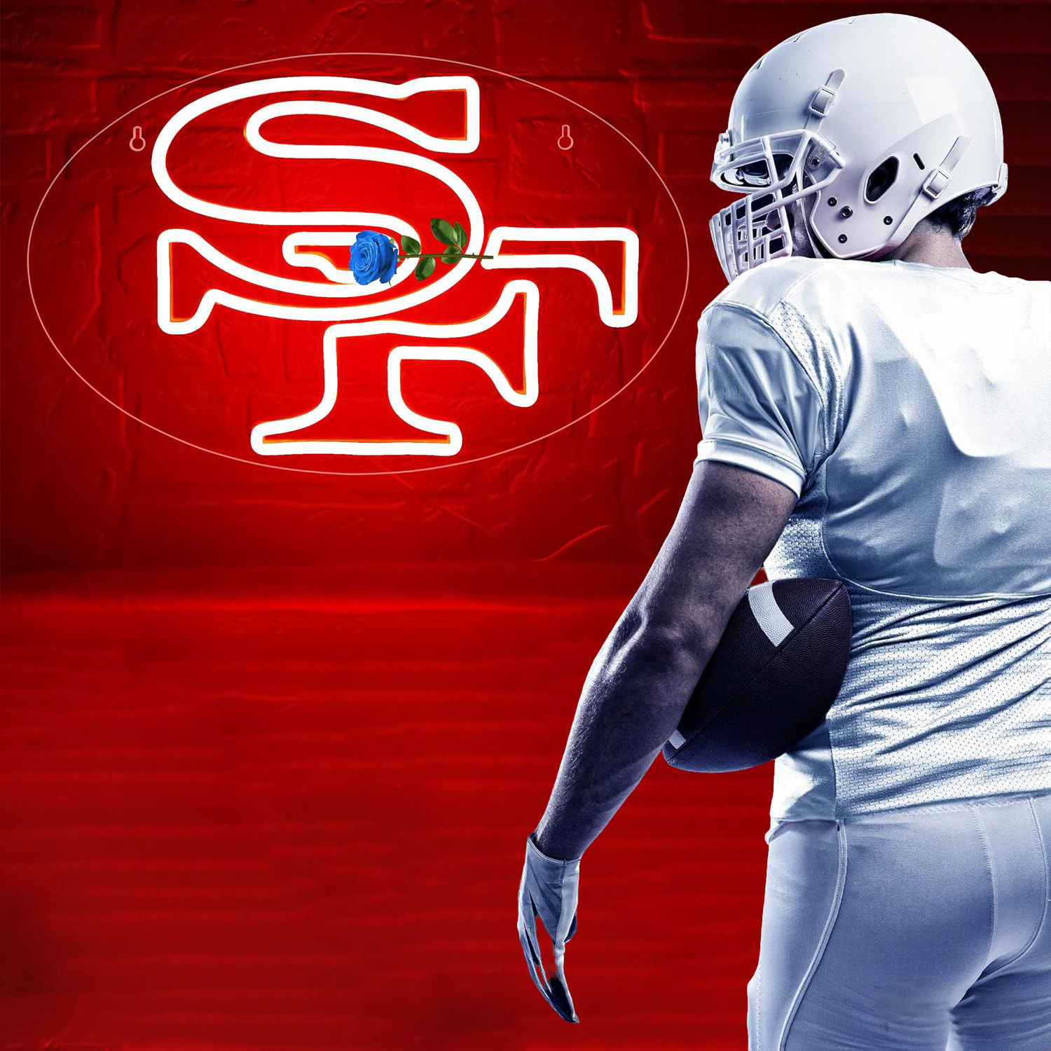 Football Team Neon Sign