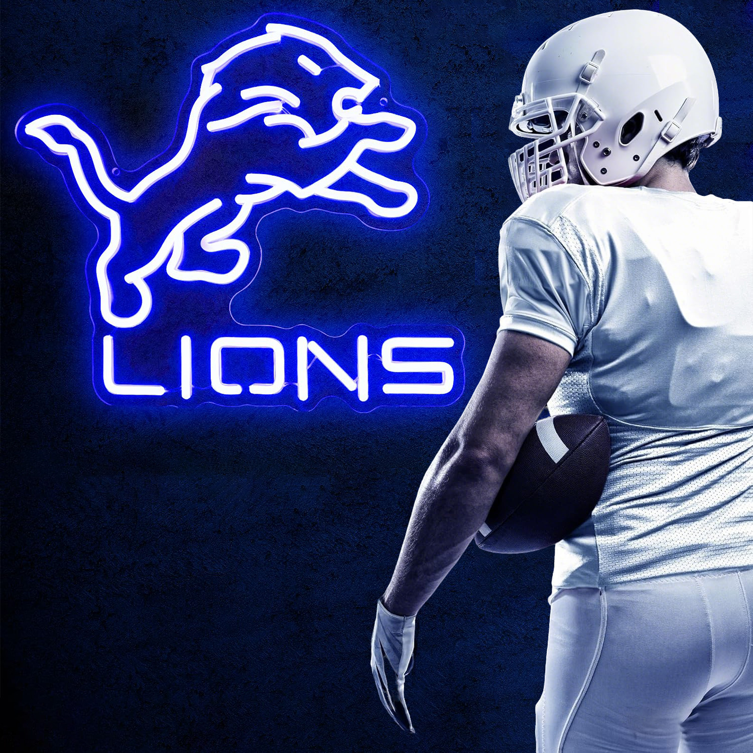 Football Team Neon Sign