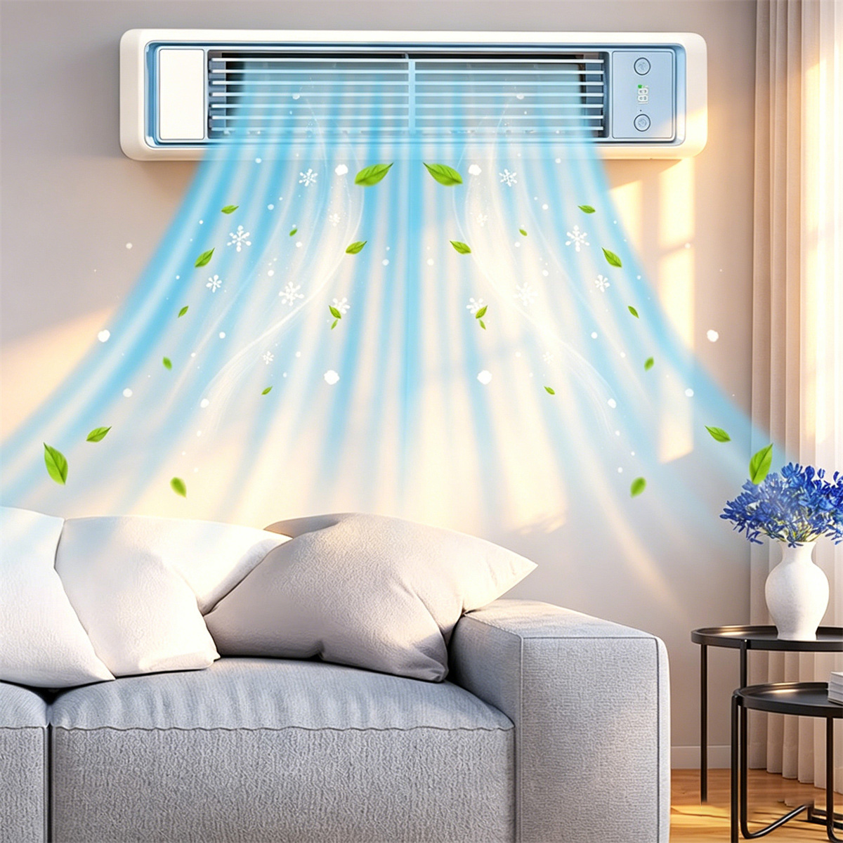 Portable Quiet Oscillating Tower Fan with Remote