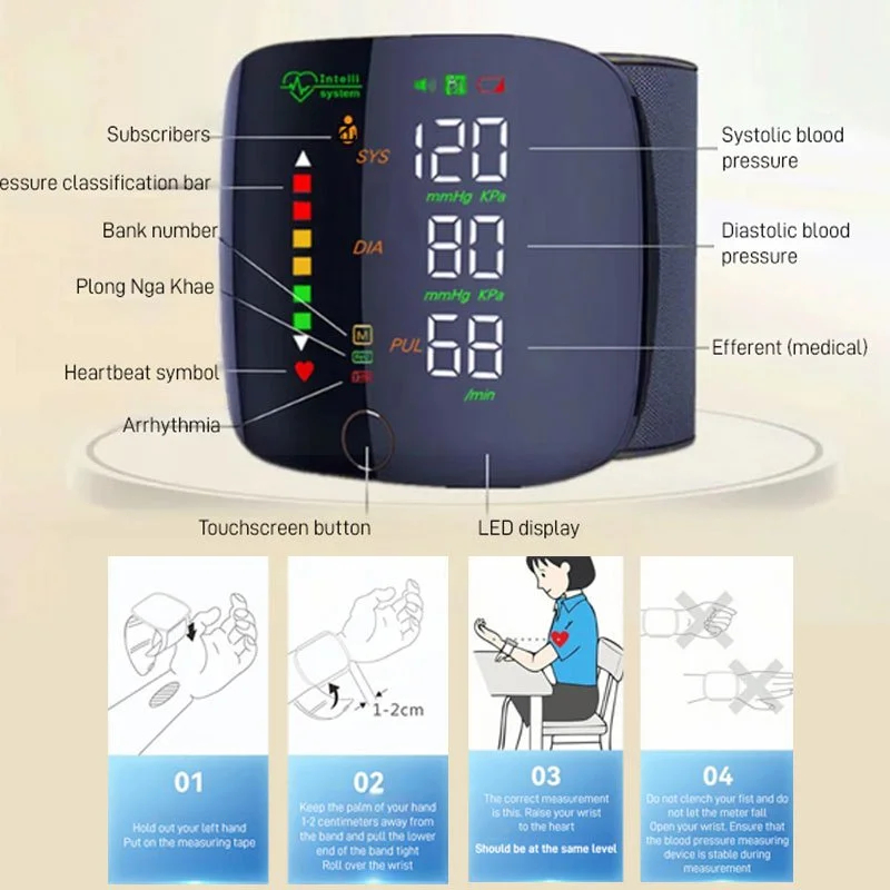Automatic Wrist Blood Pressure Measuring Instrument