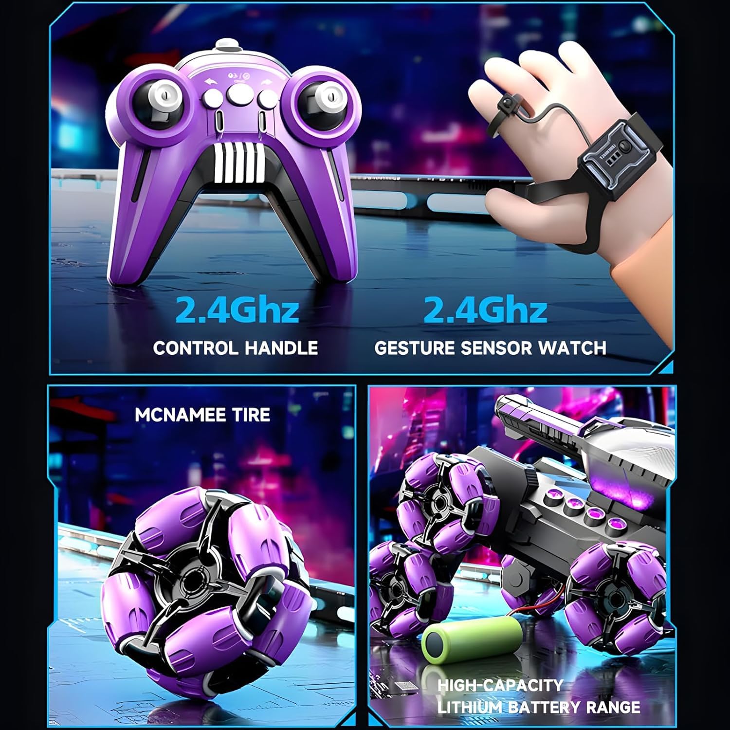 Gesture Sensor RC Tank Toy