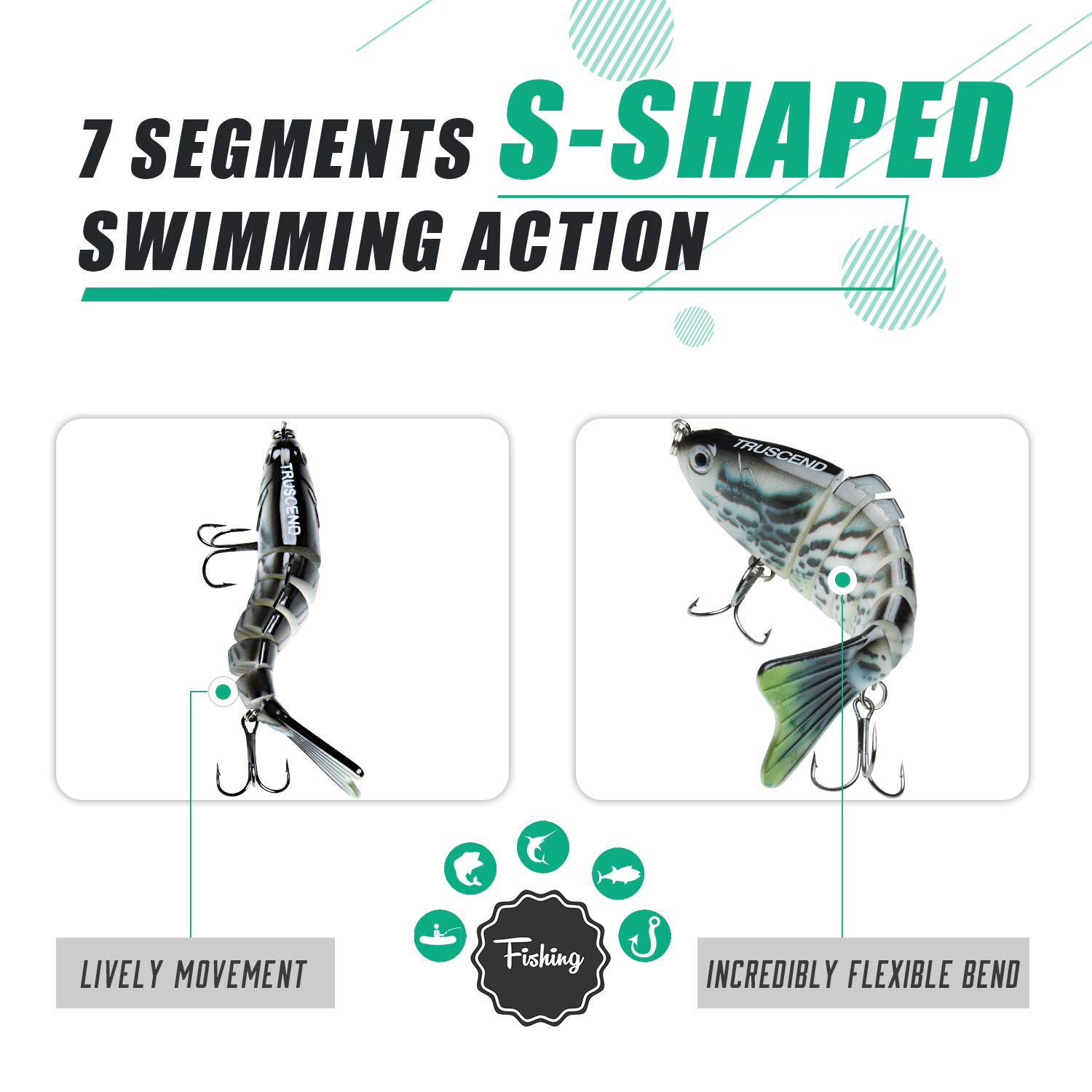 🎁Bionic Plastic Swimming Lure- Suitable for all kinds of fishing waters