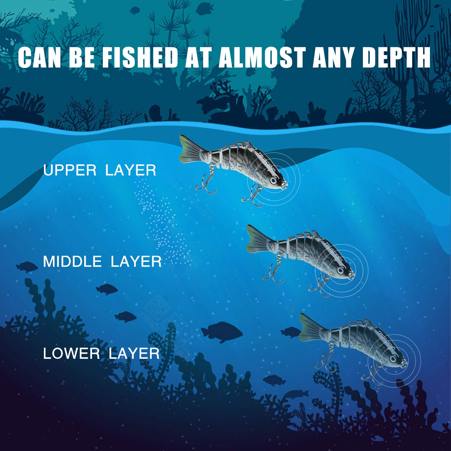 🎁Bionic Plastic Swimming Lure- Suitable for all kinds of fishing waters