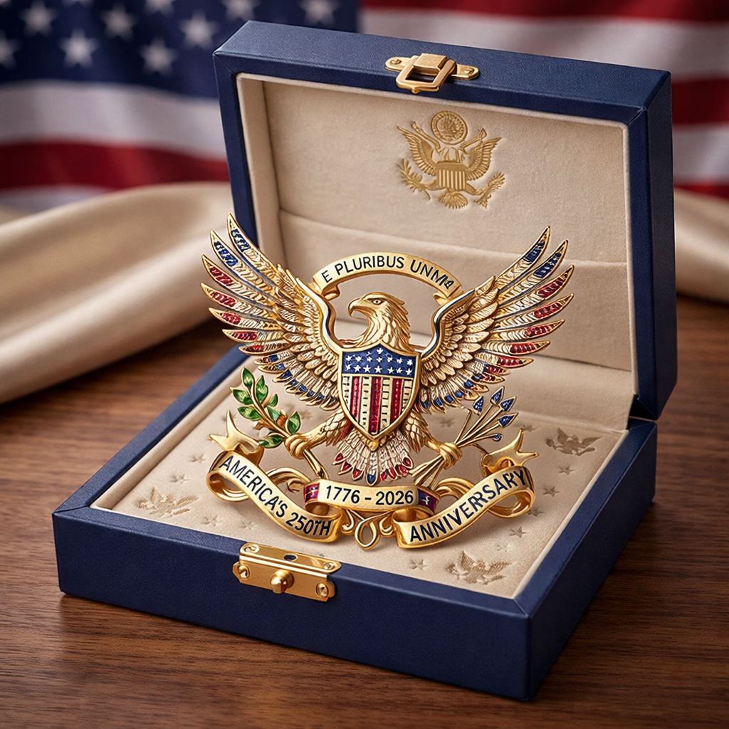 🔥🔥 Father's Day Special:US 250th Anniversary Brooch Pin