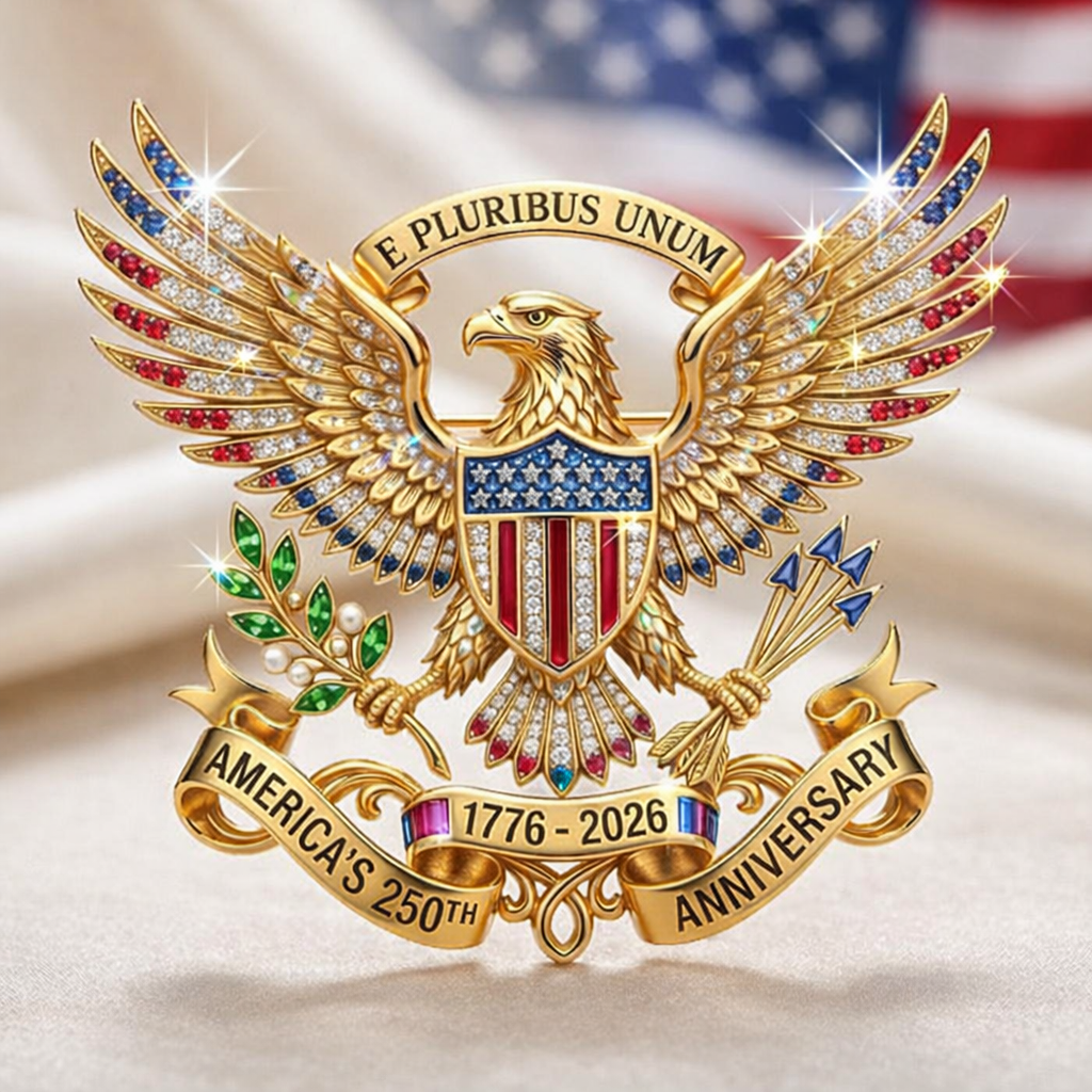 🔥🔥 Father's Day Special:US 250th Anniversary Brooch Pin