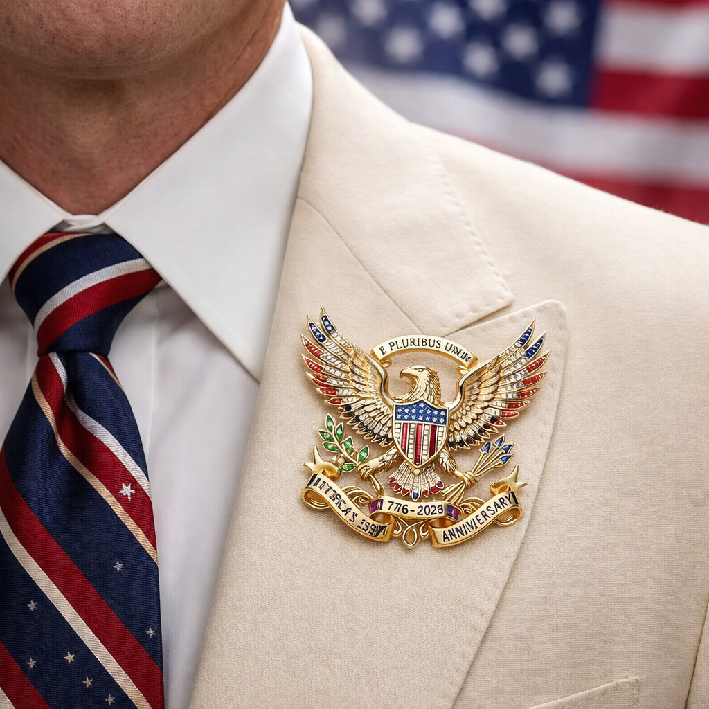 🔥🔥 Father's Day Special:US 250th Anniversary Brooch Pin
