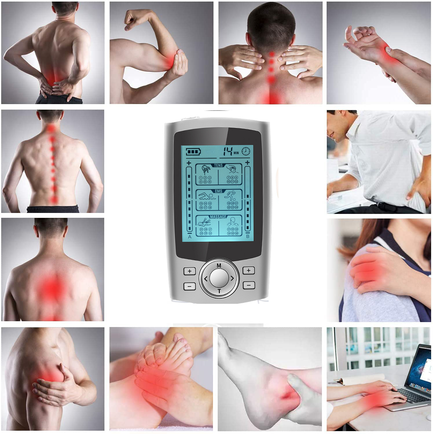 Electronic Pulse Massager Muscle Massager