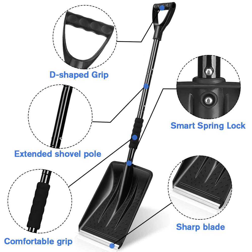 Detachable Snow Shovel for Driveway