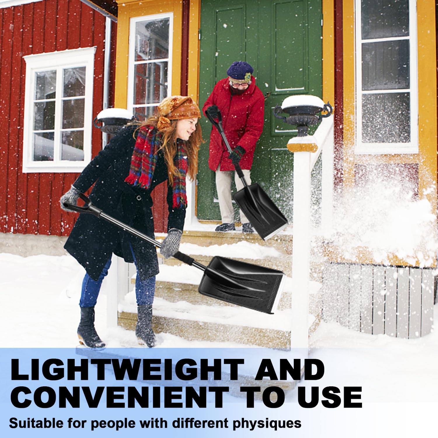Detachable Snow Shovel for Driveway