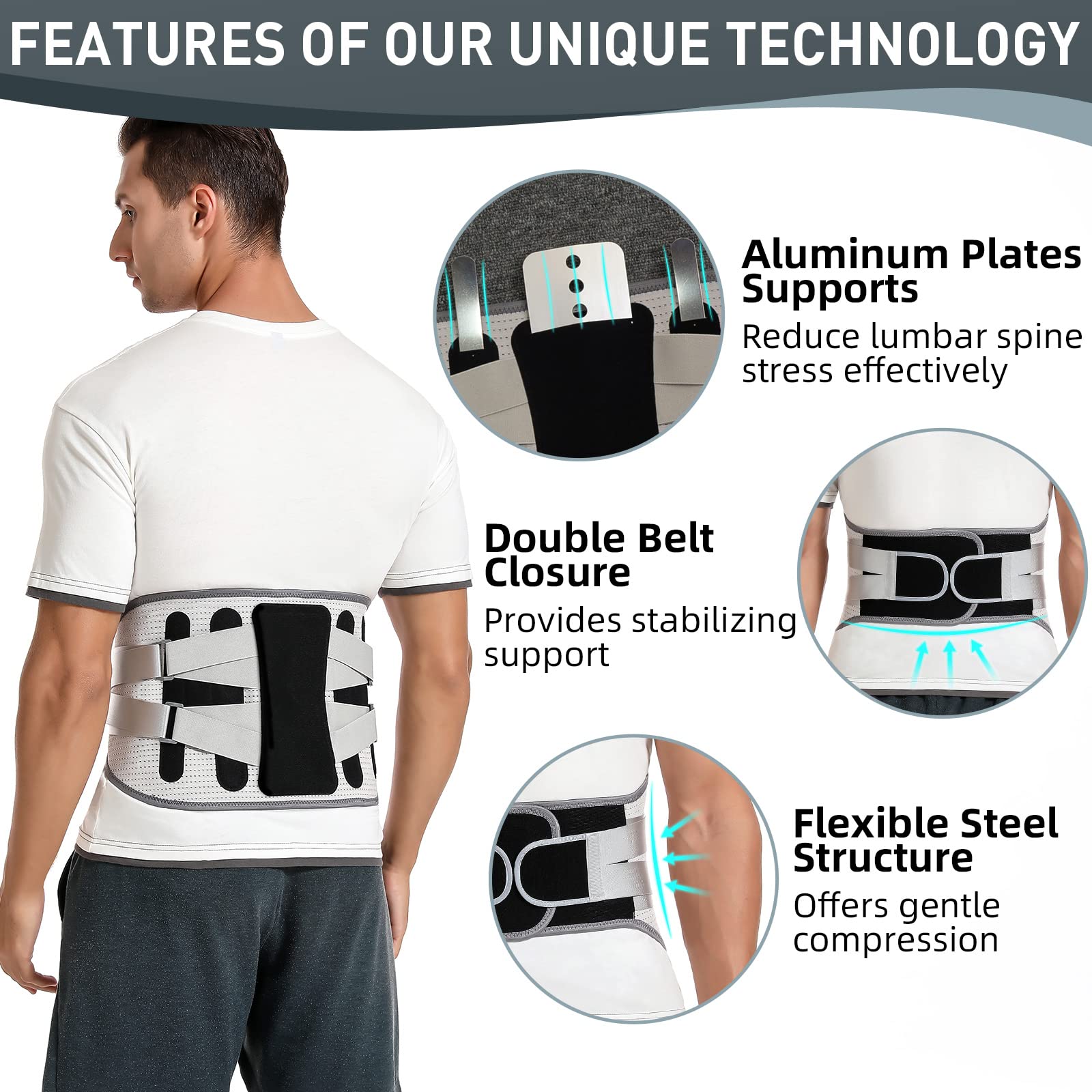 Welnax™ Back Braces for Lower Back Pain Relief