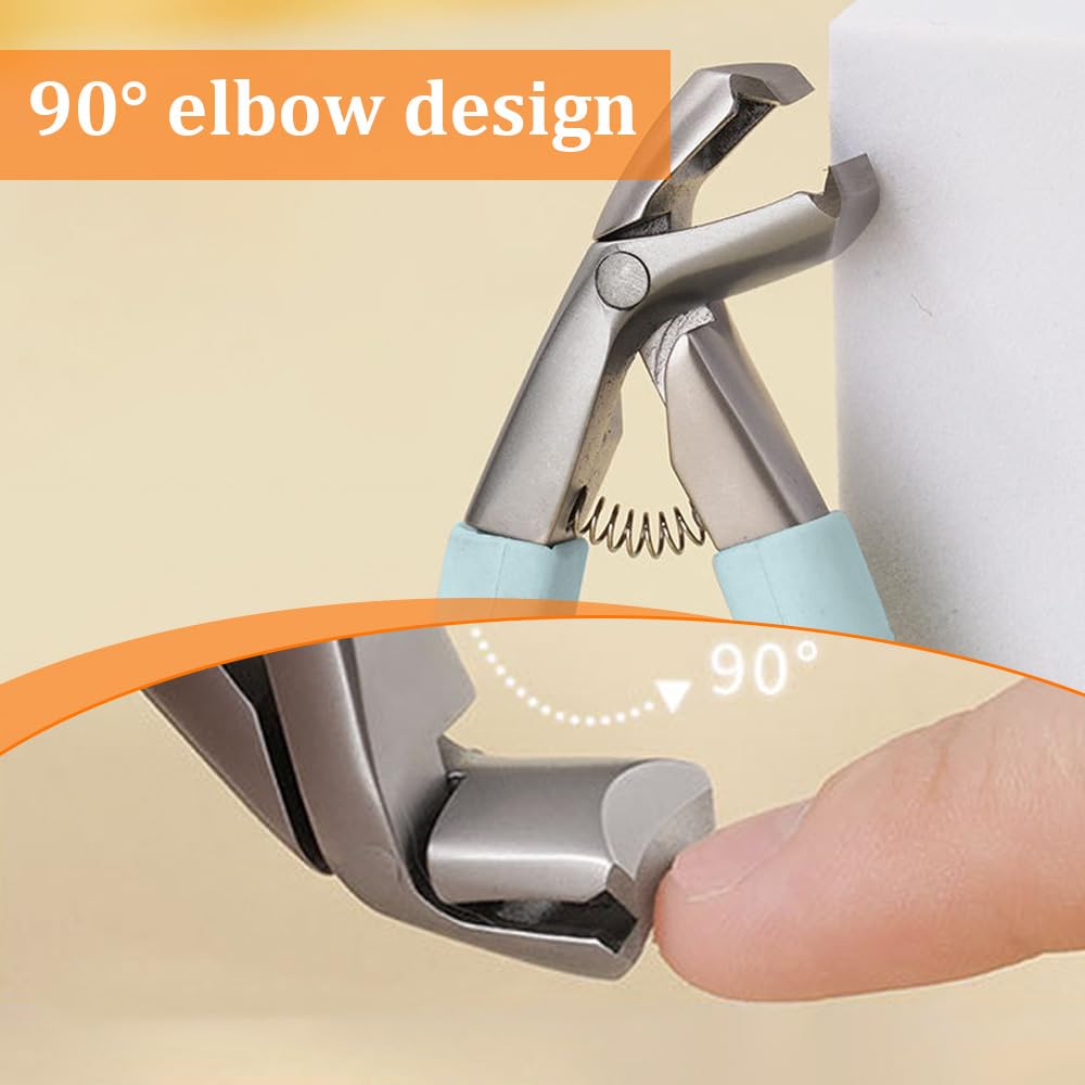 Sharp Wide-Mouth Curved Nail Clippers Suitable For Thick Nails