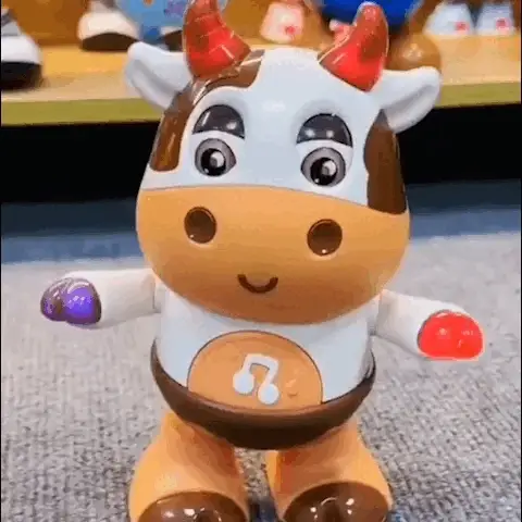 Light Up Dancing Cow Toy