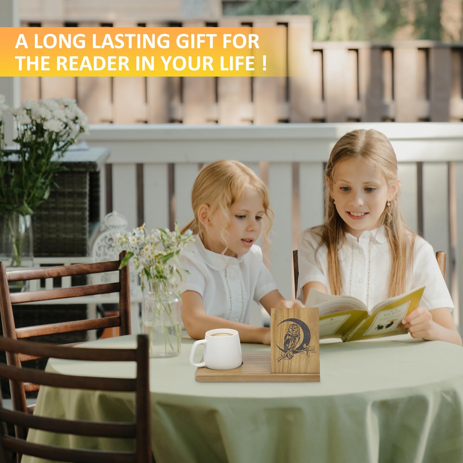 Wood Short Mini Book Rest