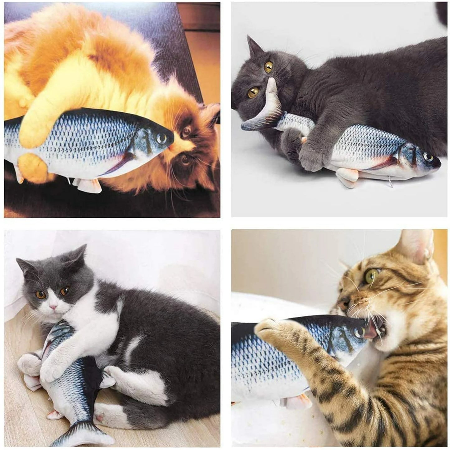 🐟🐕🐈Unleash the Fun: Interactive Electronic Floppy Fish Toy for Pets