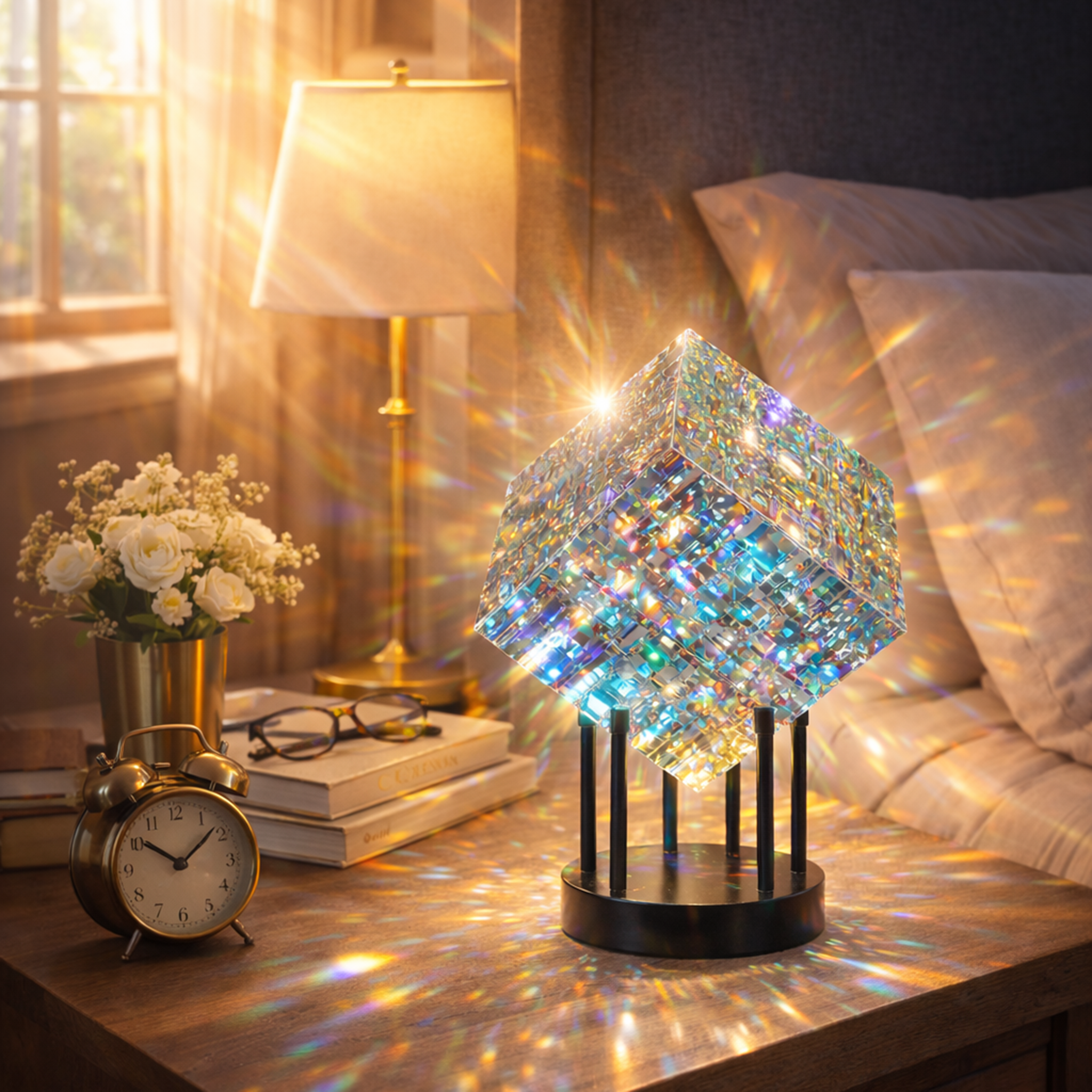 🎁Magik Chroma Handmade Crystal Cube