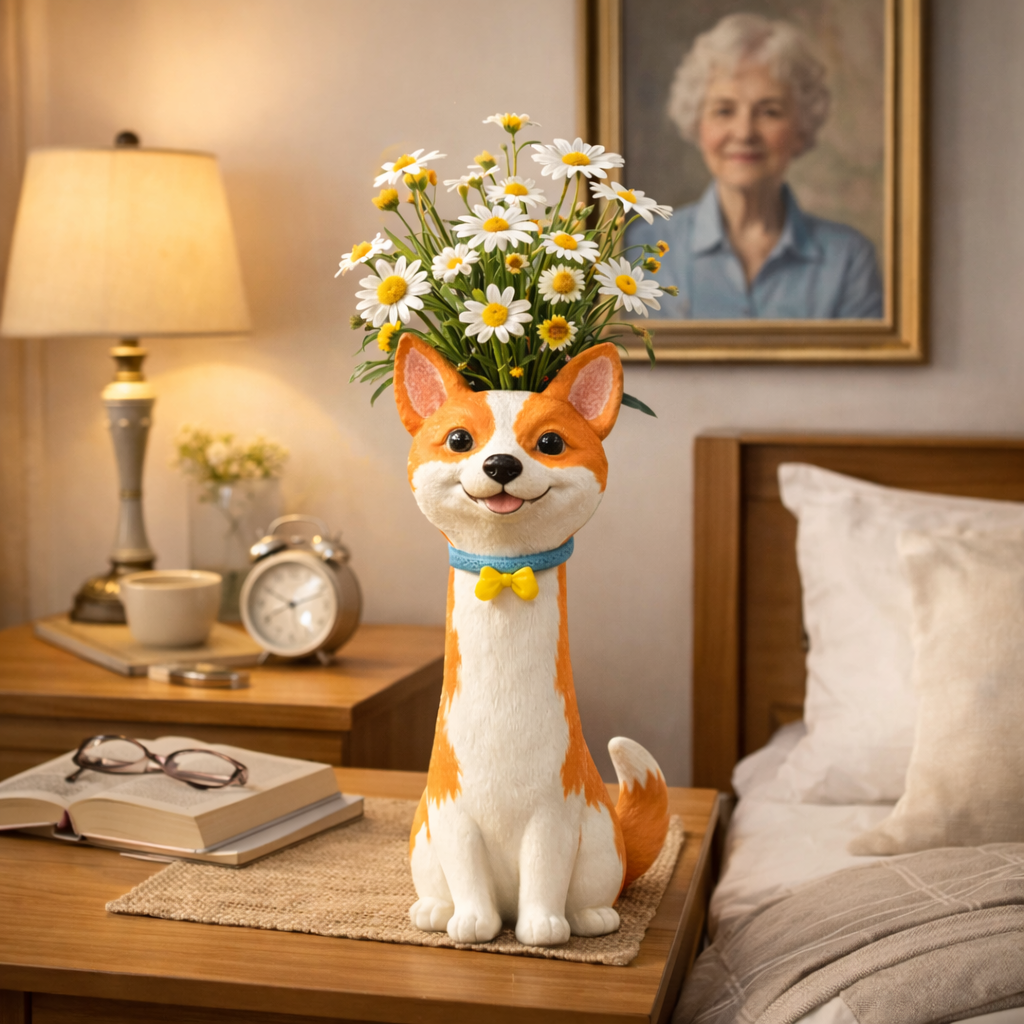 🐶 Mother’s Day Special – Dog Flower Vase