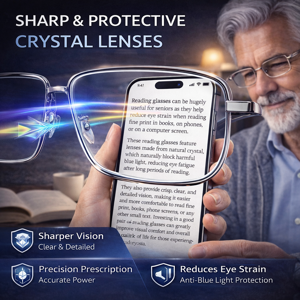 Premium Crystal Reading Glasses