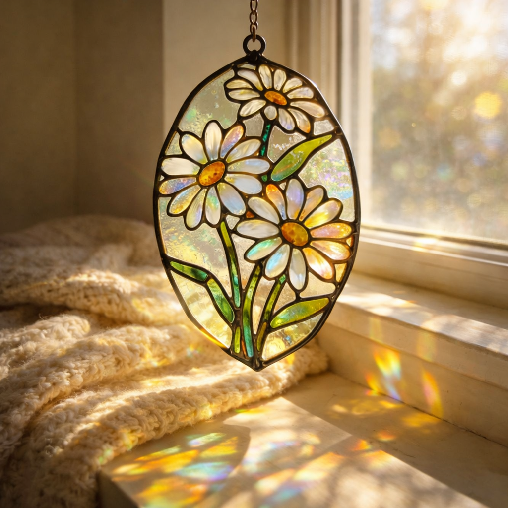 Daisy Suncatcher - Rustic Spring Decor