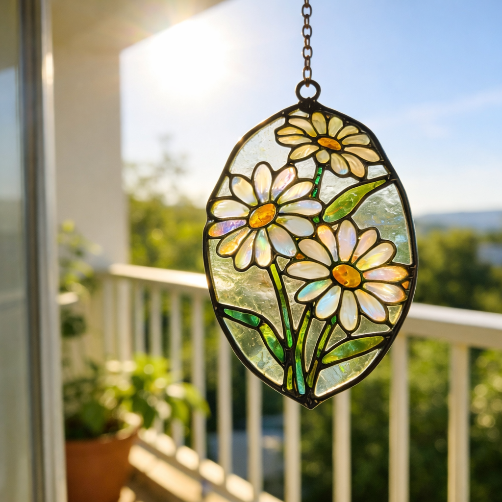 Daisy Suncatcher - Rustic Spring Decor