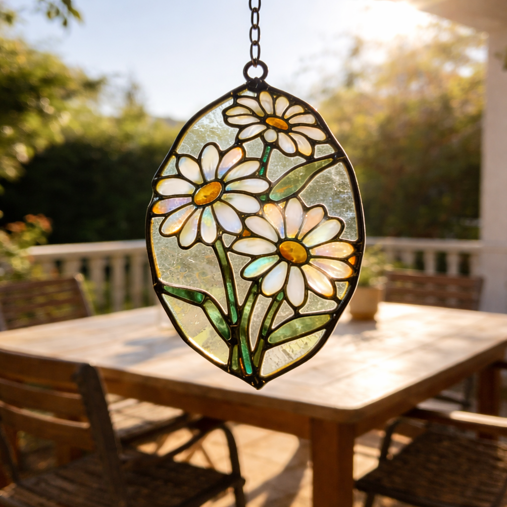 Daisy Suncatcher - Rustic Spring Decor