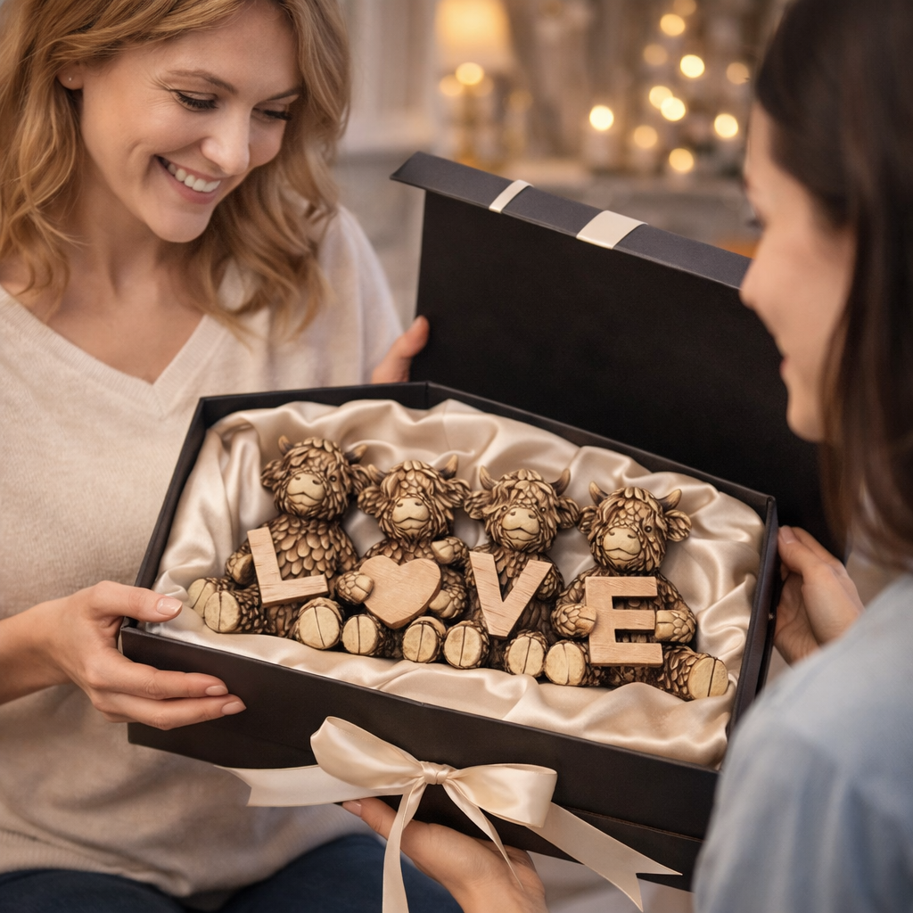 🐮 Highland Cow Figurine – “A Small Gift That Says Everything”