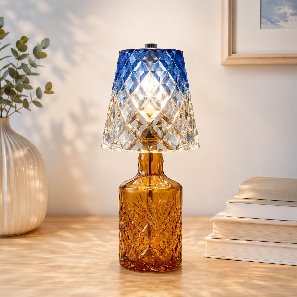Cordless LED Wine Bottle Lamp 