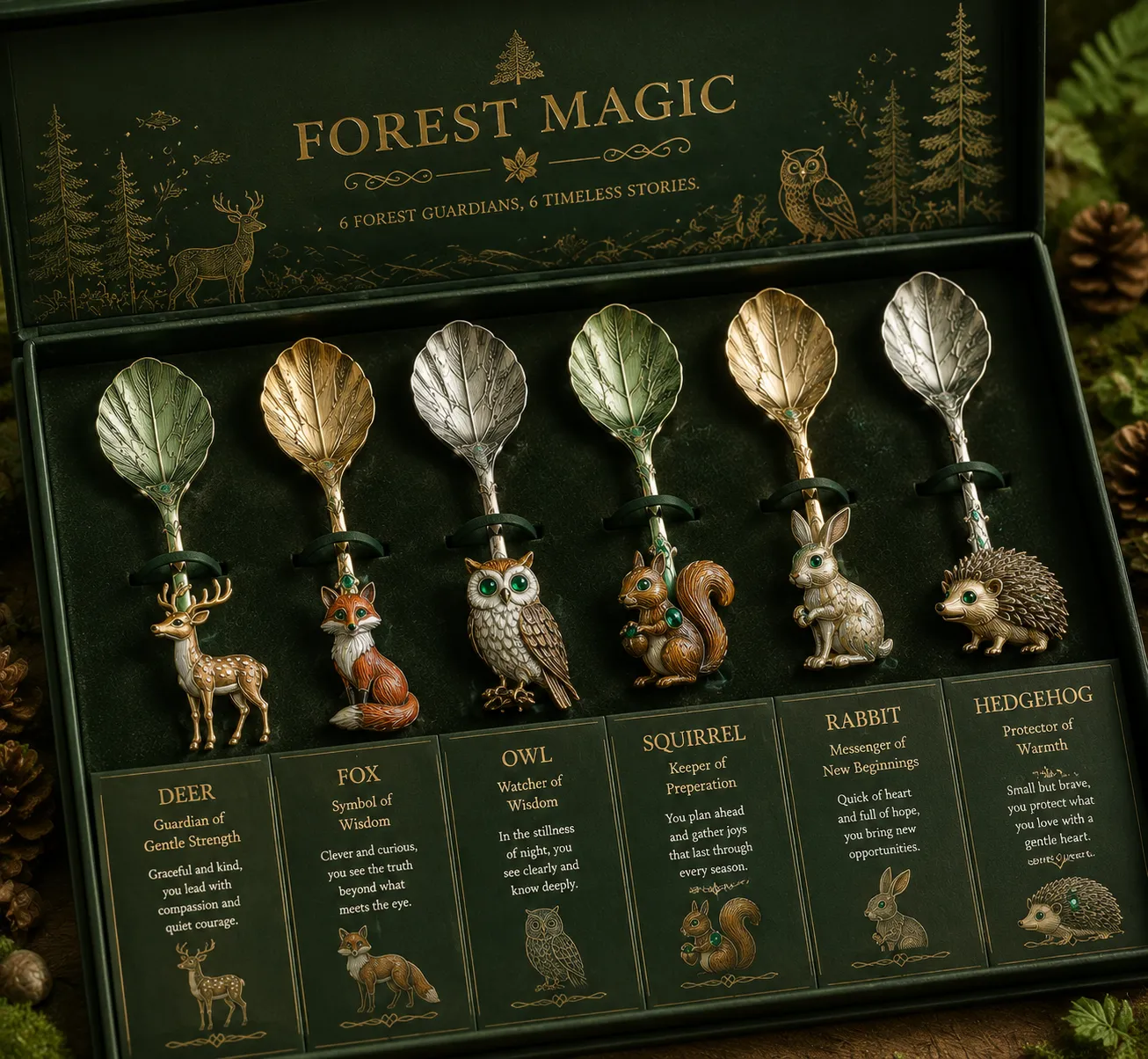 Magical Guardians Collectible Spoon Sets – Nature, Forest & Ocean Edition