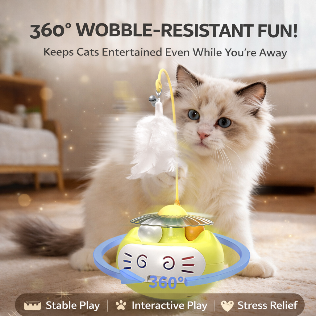 Petsume™ Interactive 5-in-1 Cat Toy
