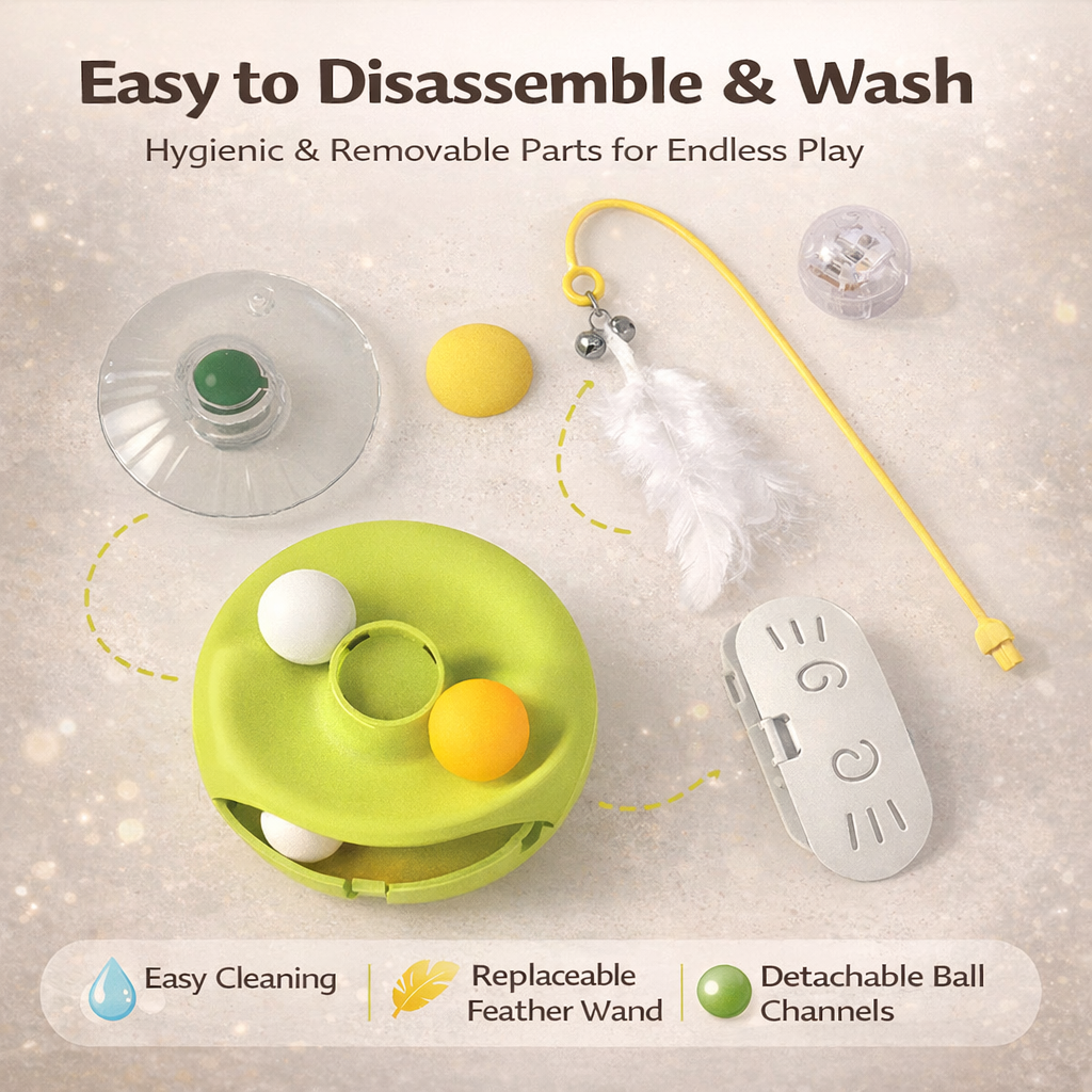 Petsume™ Interactive 5-in-1 Cat Toy