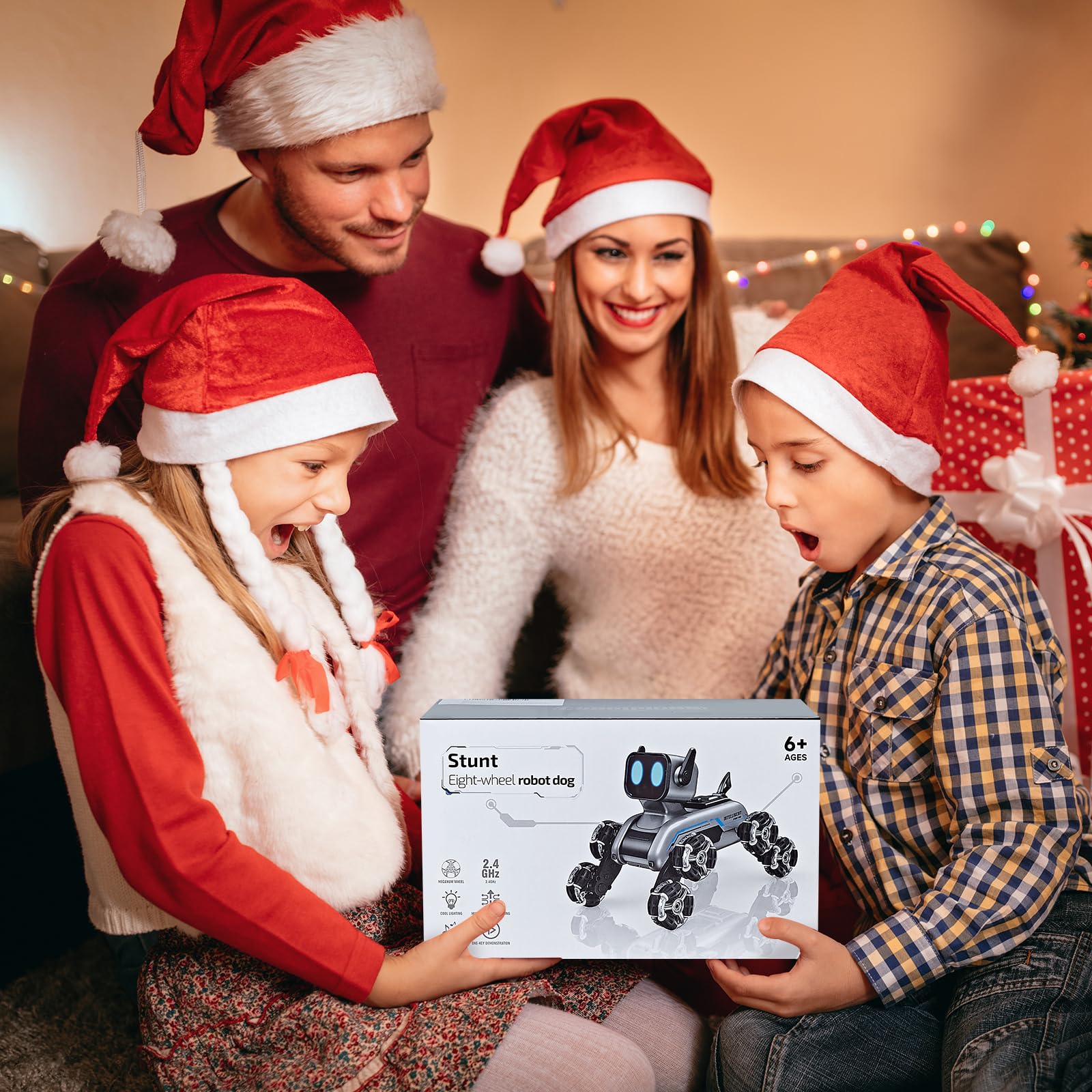 Gesture Sensing Remote Control Stunt Robot Dog