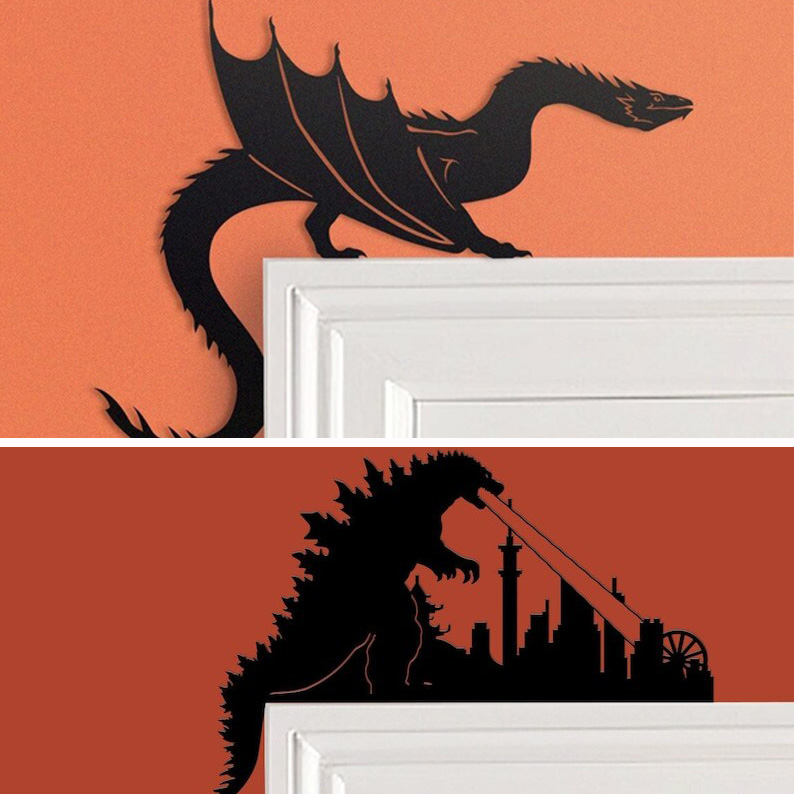 Cute Animals Metal Door Topper